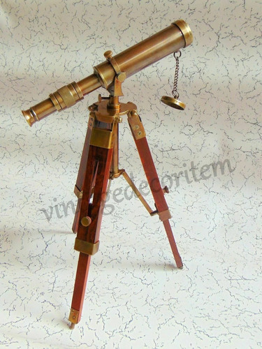Spyglass telescope antique - telescope,
