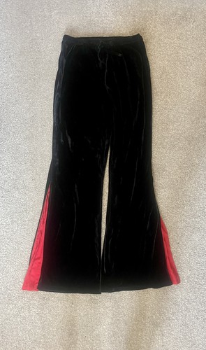 Ladies black faux velvet - ladies,