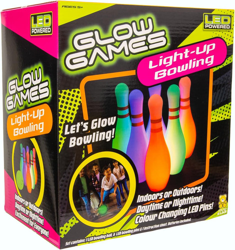 Glow the dark bowling set - in,