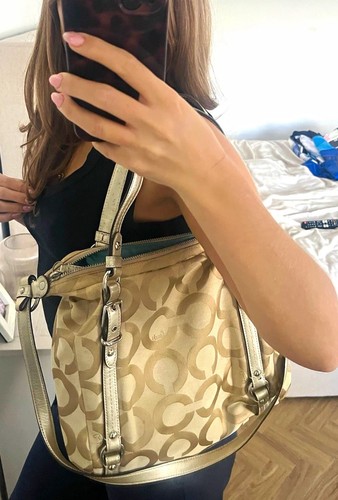 Vintage coach signature duffle