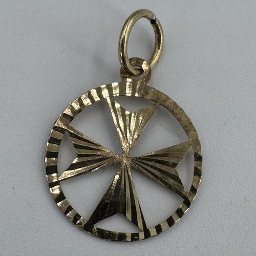 Vintage rolled gold - gold, pendant
