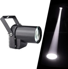 Disco Ball Spotlight+ LED Pinspot Light, Pin Spots Motor Party Light, 3W White S