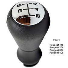 5 Speed Gear Knob For PEUGEOT 206 SW CC 306 Break Cabriolet 2403AP 2403P4
