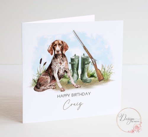 Hunting birthday card - birthday,