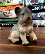 HOMCO German Shepard Puppy Figurine Porcelain Dog 8828 VINTAGE