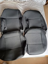Genuine VW T6.1 Transporter Front Single Seat Covers New Double Grid Trim