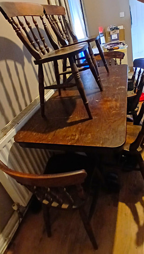 Dark wood brown rectangular - dark,