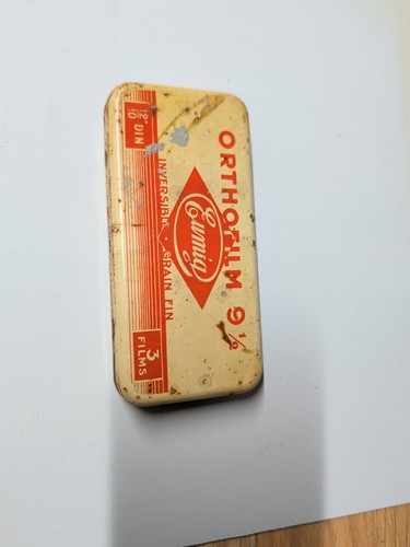Vintage tin for eumig - vintage,