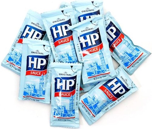 Brown sauce sachets 10g - hp,