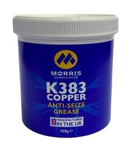 MORRIS Copper Grease Slip Multi Purpose Anti Seize Assembly Compound 500g Tin