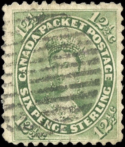 Canada used 1 - 12-1/2c, scott