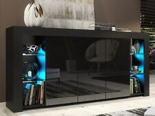 164cm Cabinet Cupboard I Sideboard TV Unit I High Gloss/Matt Doors I Free LED