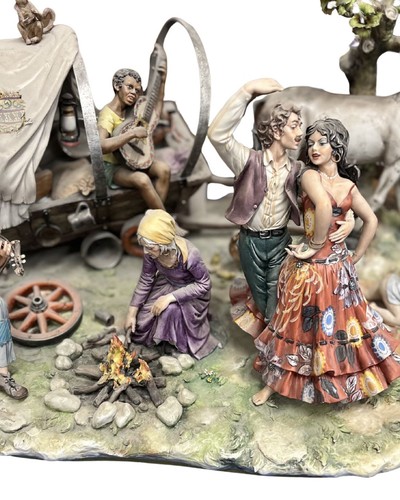 Large capodimonte ceramic - large,