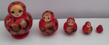 Vintage Wooden Russian Dolls