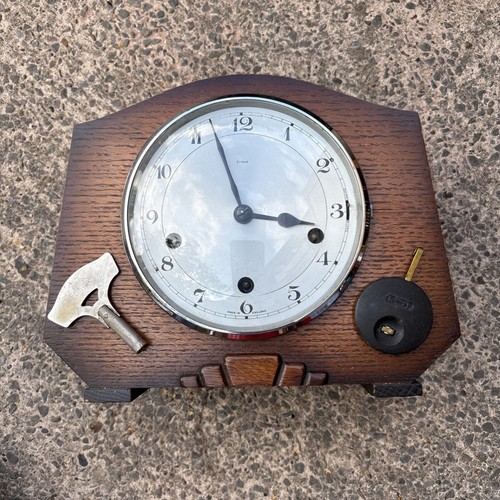 Enfield wooden chiming mantle - enfield,