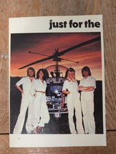 ABBA Double Sided 1970s full page UK From magazine/annual . 26.5cm x 19.5cm