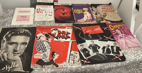 Vintage theatre programmes - theatre,