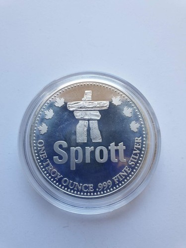 Sprott inukshuk silver - oz,