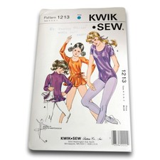 Kwik Sew Pattern 1213 Girls