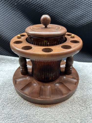 Vintage wooden tobacco pipe - vintage,