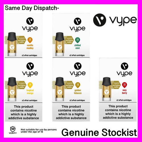 New vype vuse epod cartridges - new,