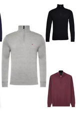 TOMMY HILFIGER JUMPER- HALF ZIP-SALE.