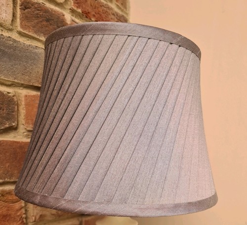 Grey lamp shade vintage style - vintage,