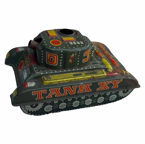 Vintage tank tinplate - vintage,