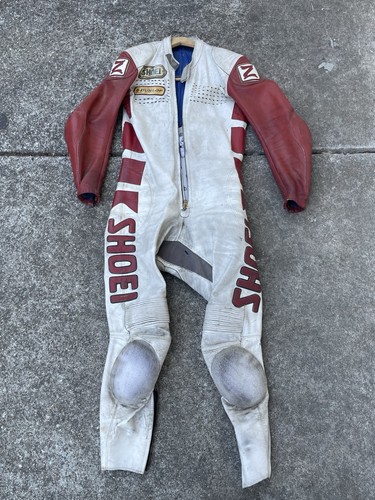 Vintage shoei leather - shoei, racing