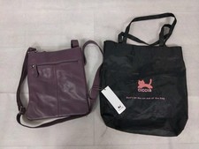 Ciccia purple leather over the - leather,