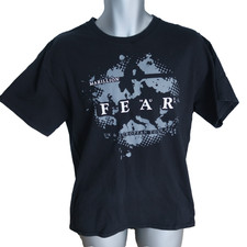 Marillion Fear UK Tour 2016 T-Shirt  Size Large Black Neo-Prog Rock