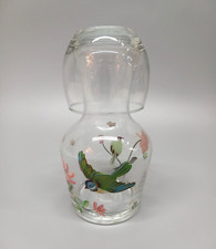Bedside Water Carafe & Glass Tumbler Vintage Hand Painted Design