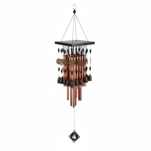 Copper tube wind chime - wind,