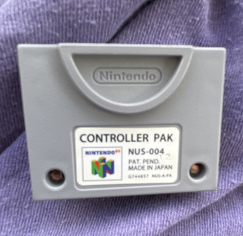 Nintendo n64 controller pak - nintendo,
