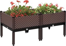 2Pcs Raised Garden Bed