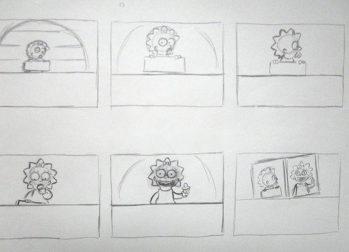 1990 simpsons maggie - fox, walt