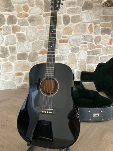Martin acoustic guitar black - acoustic,
