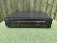 SONY RCD-W100 COMBINATION TWIN CD PLAYER & CD RECORDER DECK
