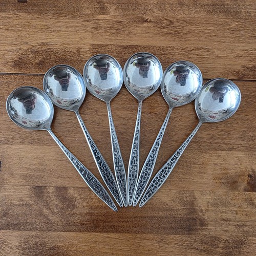 Viners mosaic spoons 17cm soup - mosaic,