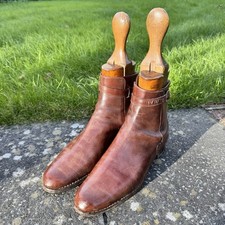 Vintage Boots With Wooden Trees ( Possibly Riding Boots ) Short