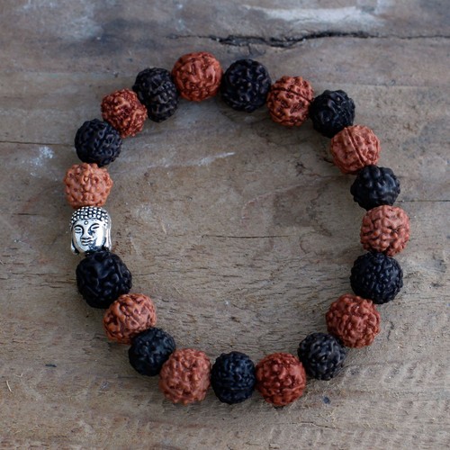 Mala rudraksha buddha - rudraksha, &
