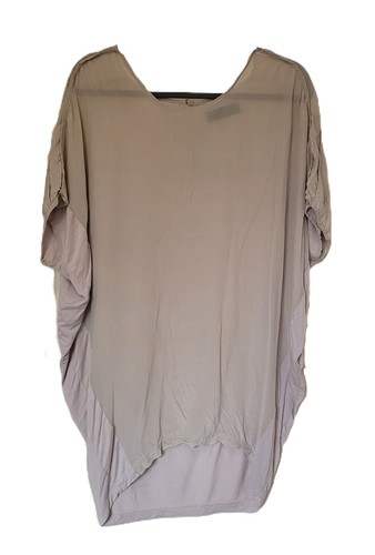 Religion sheer beige silk