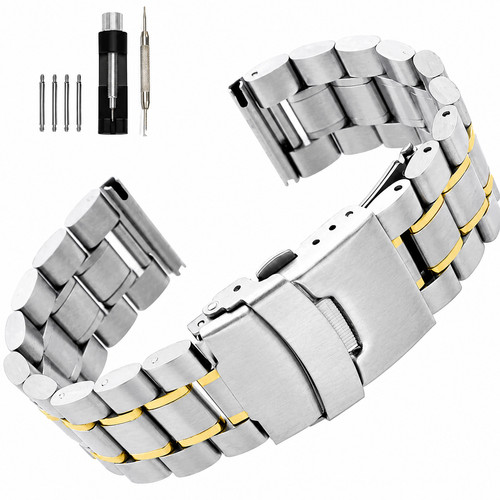 Solid stainless steel watch - solid,