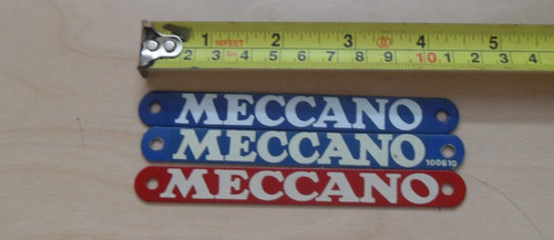 Meccano small red blue - &,