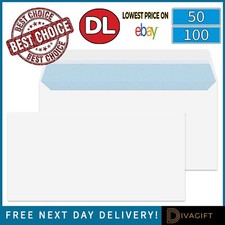 WHITE DL ENVELOPES STRONG