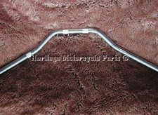 97-4538 chrome 7/8" HANDLEBARS 2 knurled centres TRIUMPH T140V T160V TR7V UKspec