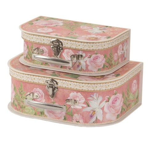 Set two pink roses - of, small