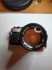 Olympus OM1n 35mm SLR Film Camera  and OM-System 135mm Lens