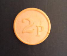 vintage Sheffield Transport Department - 2 pence plastic token
