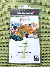 Formula 1 - F1 1993 - British Grand Prix PADDOCK CLUB PASS - Guest of McLaren